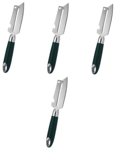 Alipis Pelador De Patatas De Acero Inoxidable De 4 Piezas Trituradora De Papel Manual Manual Peladores De Verduras Para Cocina Limpiador De Escamas De Pescado Trituradoras De Papel