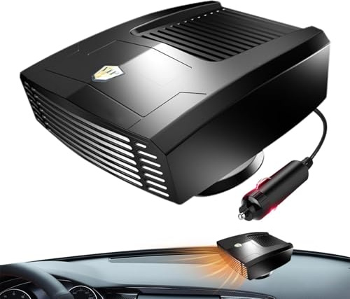 Luckxing Chauffage de Voiture, dégivreur de Voiture,Dégivreur de vitre pour Voiture - Chauffage de Voiture Portable, dégivreur de Chauffage de Ventilateur de Pare-Brise Multifonctionnel pour Voitures