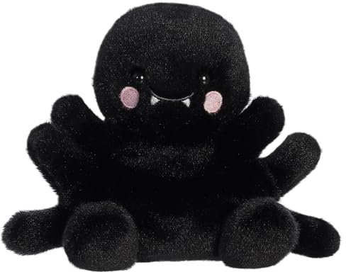 Aurora, 13555, Palm Pals Penny Mae Spider 5In, Soft Toy, Black