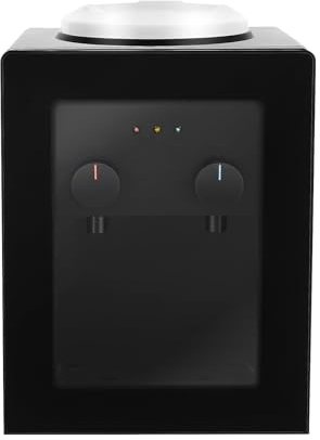 550W Elektrischer Wasserspender Heiß Kalt Trinkbrunnen | Büro Hause Wassermaschine | Mini-Desktop-Heisswasserspender für 3,5L, 5L, 10L und 18L Eimer | Warm- und Kaltwasserspender Heiztemperatur 85-95℃