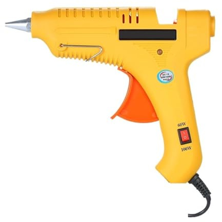 Pistola For Colla A Caldo 60W/100W Potenza Regolabile Macchina For Colla A Caldo Pistola For Colla A Caldo For Uso Domestico Industriale GT-10 Riscaldamento Rapido