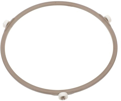 Alipis Anillo Giratorio de Plástico Abs para Microondas, Soporte Marrón Resistente a Altas Temperaturas Que Promueve Calentamiento Uniforme y Cocción