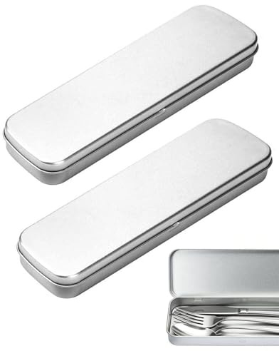 SCJJZ Cajas Portátiles para Cubiertos, Estuche Viaje Ideal para Camping y Trabajo