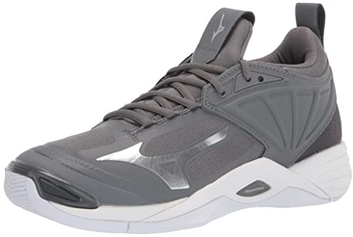 Mizuno Wave Momentum 2 | Volleybollskor för inomhusbruk för kvinnor, grå, 43