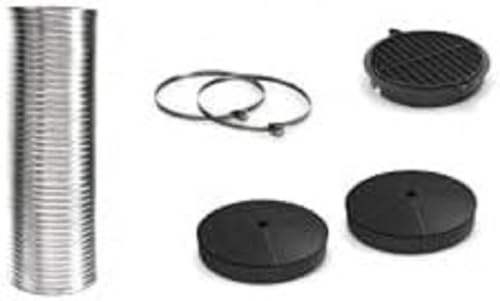 Bosch DWZ0IB0U0 - Kit de reciclaje para campana, 2 filtros de carbón, manguera flexible