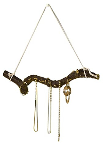 UNNS Organizadores de Joyas Joyería Pantalista Medro Medido Mural Ordenador de joyería 8 Ganchos for Pendientes de Collar Estante de Joyería (Color : A)