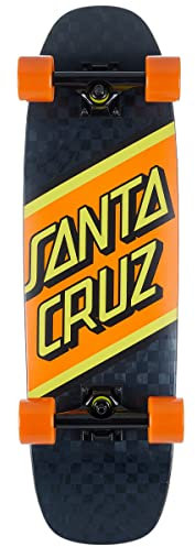 Santa Cruz Fast Lane 8.4IN X 29.4 STREET Skateboard, Gelb, 7-lagig Ahornholz, 60 mm 78A Rollen