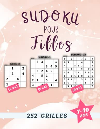 Sudoku Enfants 7-10 ans: Cahier Sudoku fait pour les Enfants intelligents , Grand Format , Puzzles avec Solutions, cadeau Pour garçons et filles