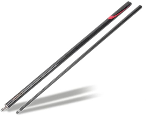 Agatige Pool billardqueues, 1,45 m/57,09 Zoll Billard Pool Queues, 9 mm Carbon professionelle Billard-Pool-Queues, Zubehör für Snookerstangen, ultimative Ballkontrolle
