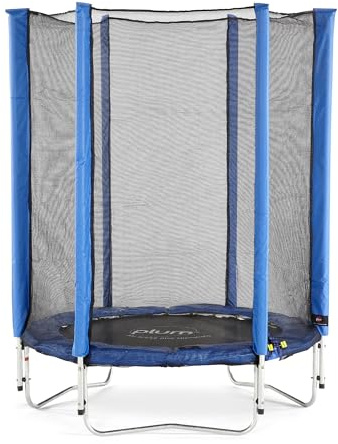 Plum Play 4ft Mini Indoor Outdoor Trampoline with Safety Enclosure - Suitable From 3 Years Plus - Stable Legs - Durable Active Junior Garden Play
