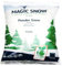 GABANA Neige Artificielle Village de Noël biodégradable, Organique et Écologique - Fausse Neige pour Decoration Village de Noel 3,5L
