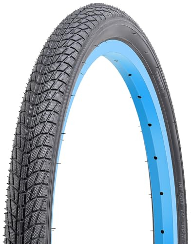 FengCan 20x1.75 Pneumatico 20 pollici, 20 x 1.75 47-406 Pneumatico per bicicletta pieghevole adatto per 20x1.75 20x1.95 Città/ghiaia/auto/bici da strada Pneumatico per bicicletta (Uno)