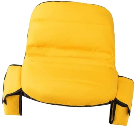 Milageto Funda Protectora para Asiento de cortacésped, Antideslizante, Transpirable, con Correas elásticas, Impermeable, para Tractor cortacésped, Accesorios, Naranja