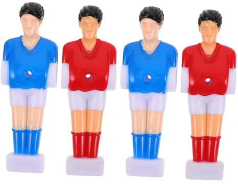BESTonZON 4pezzi Calcio Balilla Giocatori Accessori Parti Tavolo Calcio Figurine Completo Scrivania Decorazione Uomo Azione Bambola Macchina Gioco Tavolo Ricambio