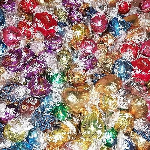 Lindt Lindor Pralinen Mix 500 g – Assortiert | Zartschmelzende Schokoladenkugeln in verschiedenen Sorten | Geschenkbox Premium Schokolade