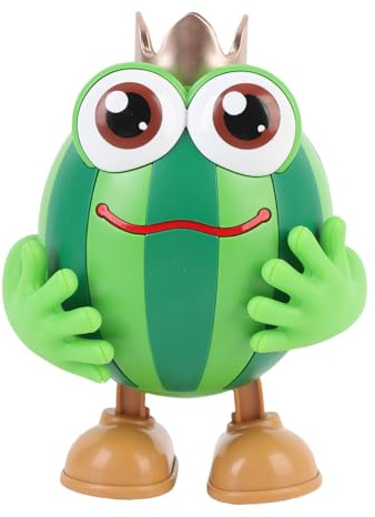 Oreilet Giocattolo Danzante Elettrico Anguria, Giocattolo Musicale con Suono Leggero per Bambini, Giocattolo Interattivo da Passeggio per i più Piccoli