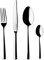 Guzzini - Icons, My Table 24-Piece Cutlery Set - Steel/Silver, 40 x 30 x h 4,5 cm - 17690063
