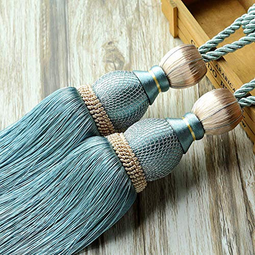 Fibbia per Tende 2 Pezzi Oro Appeso Palla 11 Colori Gancio per Tende Appeso Palla Fasciatura Frustata Decorazione Lobbing Nappa Decorazione della Casa 5
