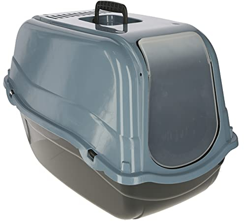 Kerbl Pet Katzentoilette Emma Eco blau/schwarz, 57x39x41 cm