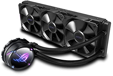 ASUS ROG STRIX LC II 360 All-in-One CPU-Wasserkühlung (Aura Sync, drei adressierbare ROG 120 mm Radiatorlüfter)