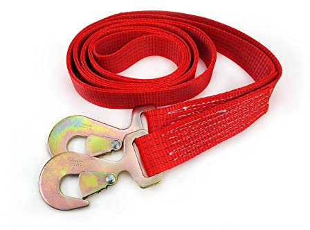 Amio Cuerda de Remolque 4500kg 35mm 4m Gancho + Gancho