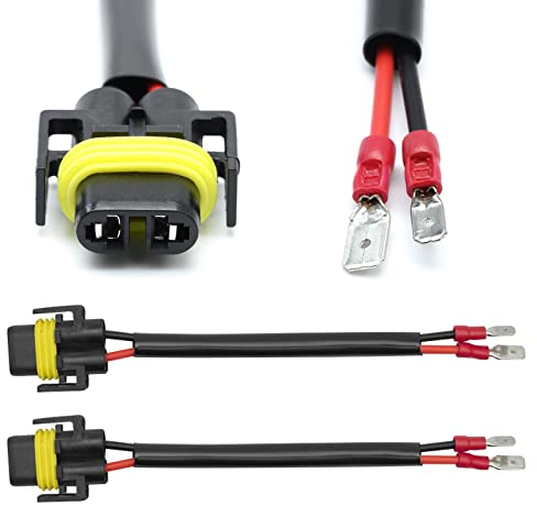 2x H7/H3/H1 Stecker auf H11/H8 Buchse LED Scheinwerfer oder Nebelscheinwerfer Nachrüstung Kabelbaum Stecker Buchse Adapter für H-Yundai/Kia
