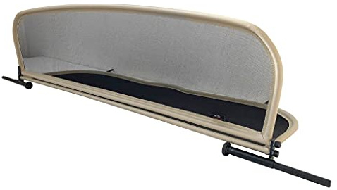 PureWind Windschott kompatibel mit Mercedes CLK W209 Baujahr 2003-2010 (Beige) – Windschott Universal mit Schnellverschluss ohne Tasche