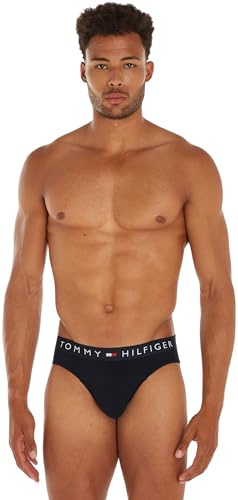Tommy Hilfiger Pack de 3 Calzoncillos Bóxer para Hombre Ropa Interior, Azul (Des Sky/Des Sky/Des Sky), M