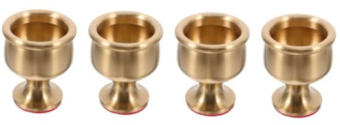 PartyKindom 4pièces Gobelet Bouddhiste Coupe De Cérémonie Portable Pour Eau Ou Accessoire Décoratif Petite Pour Maison