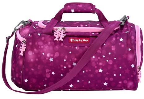 Step by Step Sporttasche „Sweet Unicorn Nuala“, rosa, mit Nasswäschefach, Abnehmbarer Tragegurt, Verstellbarer Schultergurt, für Mädchen 1. Klasse, 13L