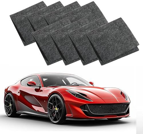 Nano Sparkle Tuch,6 Stück Kratzerentferner Tücher,Nano Magic Tuch für Auto Kratzer Entfernen,Sparkle Cloth für Reparatur von Leichten Autoreinigung,Kratzfarben,Lackpflege,M,Gary