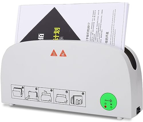 IUBGFTO Elektrisches Heißschmelzbindegerät, A4-Thermobindegerät mit 33 mm maximaler Bindestärke, für Fotoalben, Dokumente und Berichte, ideal für den Einsatz im Büro