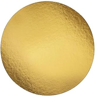 Générique Lot de 50 Supports à Gâteaux Ronds - Carton Réversible Doré & Argent - Disque Diamètre 22 cm - Ustensile Pâtisserie Boulangerie - Cake Board - Semelles à Gâteaux, Semelles de présentation