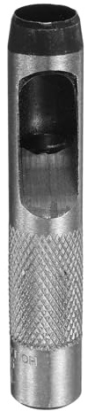QUARKZMAN Perforadora de agujeros redondos de cuero Perforadora herramienta | de agujeros huecos de 14 mm de acero al carbono, de corte para manualidades de cuero, para cortar círculos, 14 mm