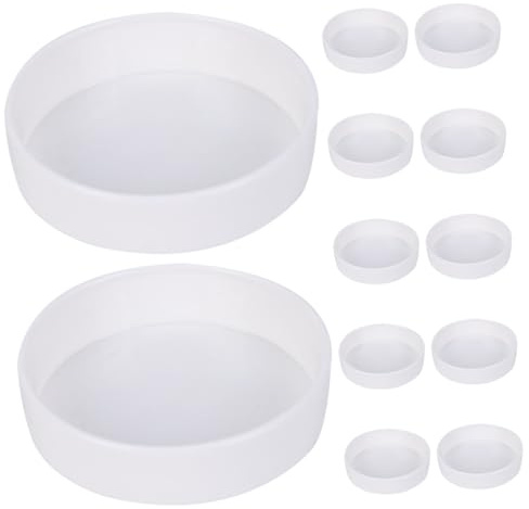 TOYANDONA 12Pcs Plant Saucer Trays for Pots Durable Water Catcher for Houseplants for Flower Pot Drainage Soil Spill Protection