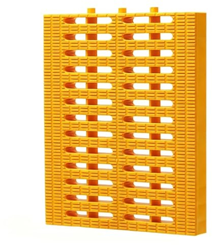 Rejilla Sumidero Piscina de Plástico, Rejilla de Desagüe Rectangular 20/25/30 cm, Cubierta Desagüe Antiobstrucción para Piscinas, Entradas Vehículos y Patios(Yellow,20x30 cm/8x12 in)