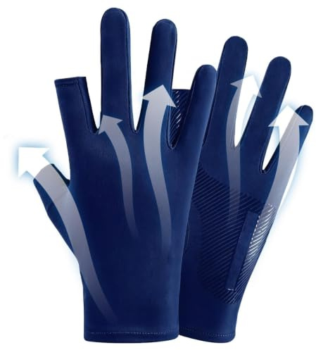 Guanti da donna con protezione solare in seta ghiacciata, guanti traspiranti per touchscreen, guanti da sole, per ciclismo, moto, mountain bike, equitazione, bicicletta, fitness, arrampicata