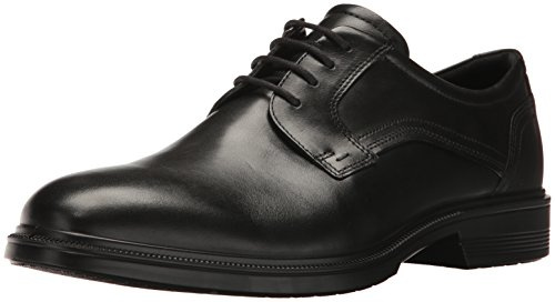 ECCO Lisboa Llano Mens Formales Encaje hasta Zapatos 41 EU Negro