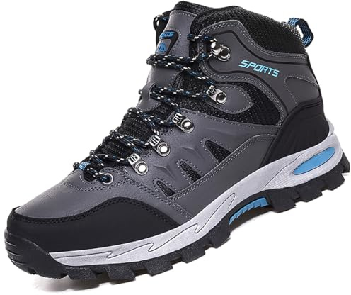VTASQ Scarpe da Trekking Uomo Donna Arrampicata Sportive Impermeabili Traspiranti Passeggiate Stivali per Antiscivolo Sportive All'aperto Scarpe da Escursionismo A22Grigio 41EU