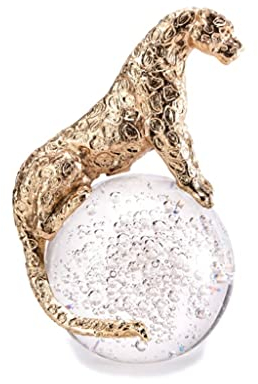 Kristallkugel Dekokugel Kleine Kristallstatue High-Grade Kupfer Tier Kristall Ball Dekoration Modernes Schlafzimmer Kristall Ball Hotel Villa Club Dekoration Blickende Weissagung oder Feng Shui