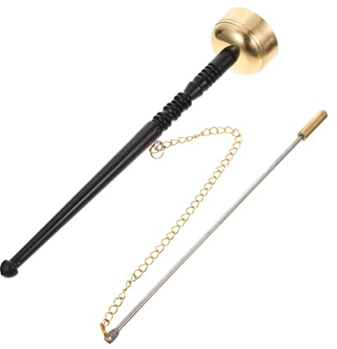 Milisten Buddhistisches Handmusikinstrument Yin Qing für Tempel Kunsthandwerkliches Geschenk für Buddhistische Zeremonien Buddhistisches Geschenk aus Kupfer