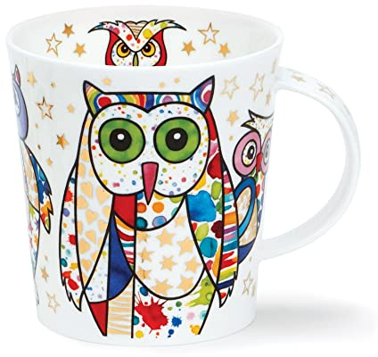 Dunoon Lommond Mug en porcelaine fine Motif chouettes 0,32 l