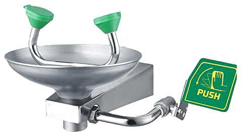 Am Wasserhahn montierte Augendusche mit Abdeckung, zuverlässige Augendusche zur ugendusche zur Befestigung am Waschbecken, für Labor, Fabrik, Industriegelände, Büro und Zuhause, ausgestattet