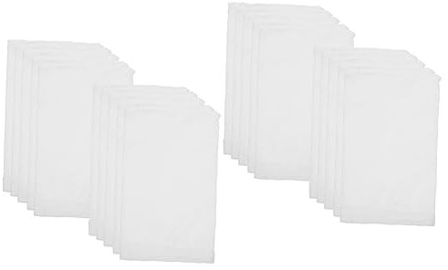 YARNOW 2 Sätze Schwimmbadfilter Filteranlage Für Pool Poolreinigungszubehör Filternetz Für Pool Halbfilter-netzsocken Pool Zubehör Skimmer Socken Poolkorbskimmer Starkes Weiß 10 Stück * 2