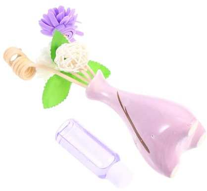 Mobestech 1 Satz Aromatherapie-Set Aromazerstäuber Diffusoren Raumspray Diffusor für ätherische Öle Duftdiffusor für das Badezimmer Raumduft Keramik Violett