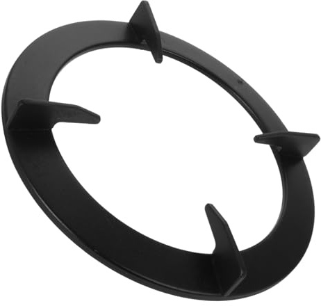 LIFKOME Supporto per Wok in Ghisa Antiscivolo, Staffa di Supporto per Piano Cottura a Gas Rettangolare, Accessori per Fornelli, Anello Porta Pentole per Uso Domestico,