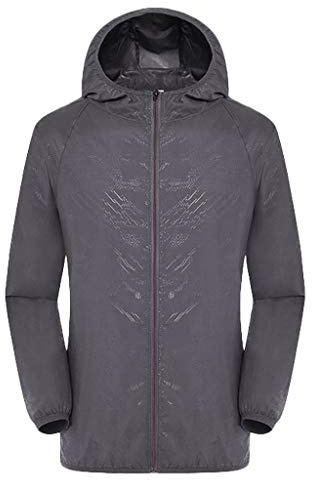 Mens Jacket,Male Spring And Summer Sunscreen Thin Long Sleeved Zipper Hooded Solid Color Bowling Clothing Jackets Trousers Lawn Bowls Club Waterproof Pants Bottoms Windproof Coat