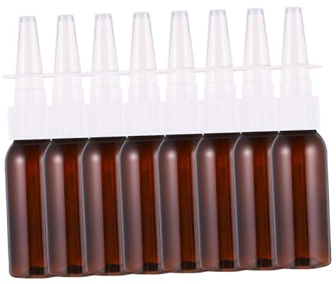 LRXIYODE 8pièces Vaporisateurs Vides Petits Pour Brumiser Eau Huiles Essentielles Et Liquides Divers Lot Étanchéité Et Intensité Modérée De Brume