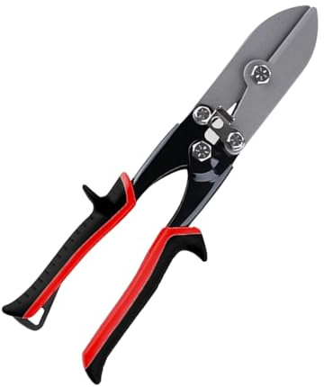 Pinza para doblar tubos, pinzas para chapas con mango antideslizante – Crimpador de acero inoxidable de 0,38 mm | para doblar bajantes, tubos de estufa, toma de aire, eléctrico