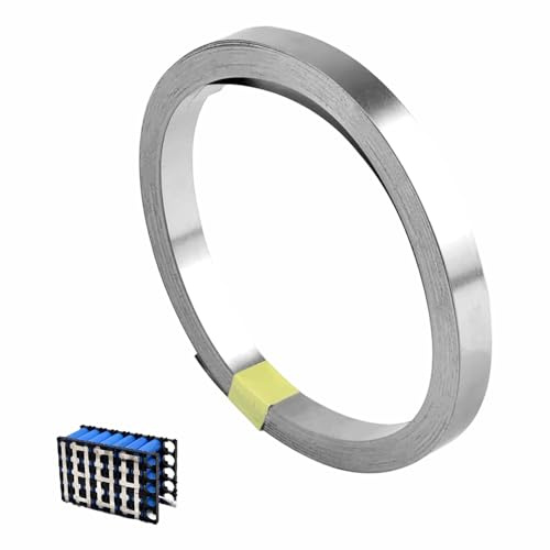 Nickelband Nickel Streifen 0,15 x 8 mm Reines Nickel Platte | Nickel Platte Band für 18650 Batterie Schweißen für Punktschweißgerät (10m)